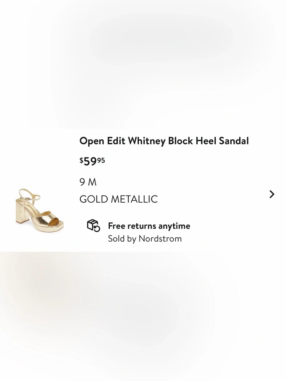Gold Metallic Phone Case - Brand Unspecified